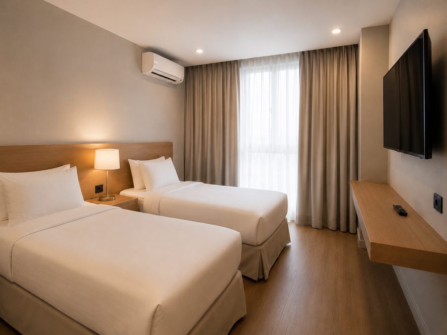 Quarto Duplo do Teles Plaza Hotel